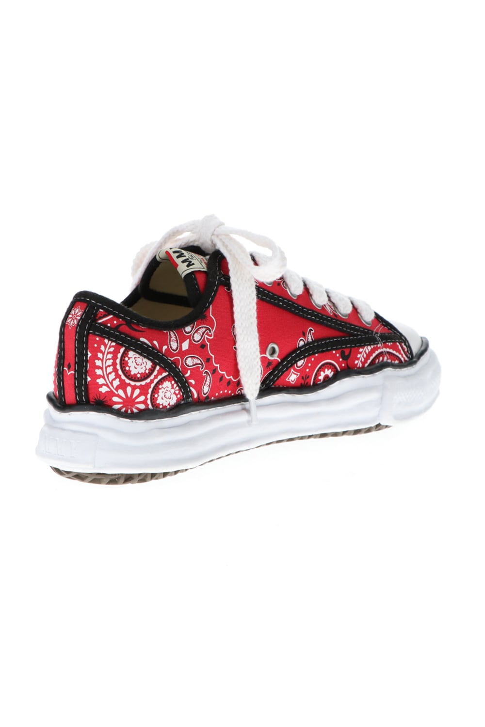 -PETERSON Low- Original sole canvas bandana Low-cut sneakers Red