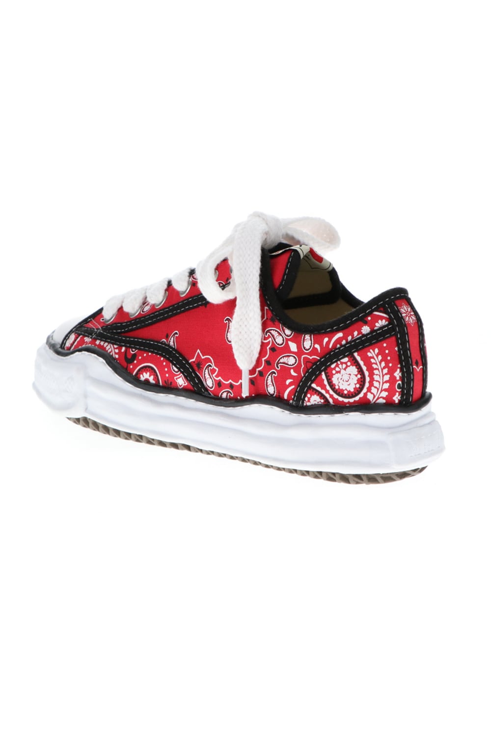 -PETERSON Low- Original sole canvas bandana Low-cut sneakers Red