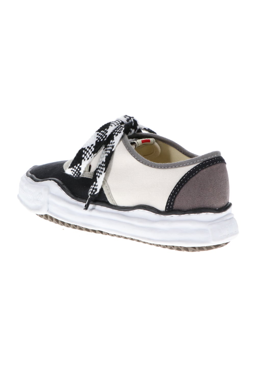 BAKER - Original sole multi color Low-cut sneakers Black / White