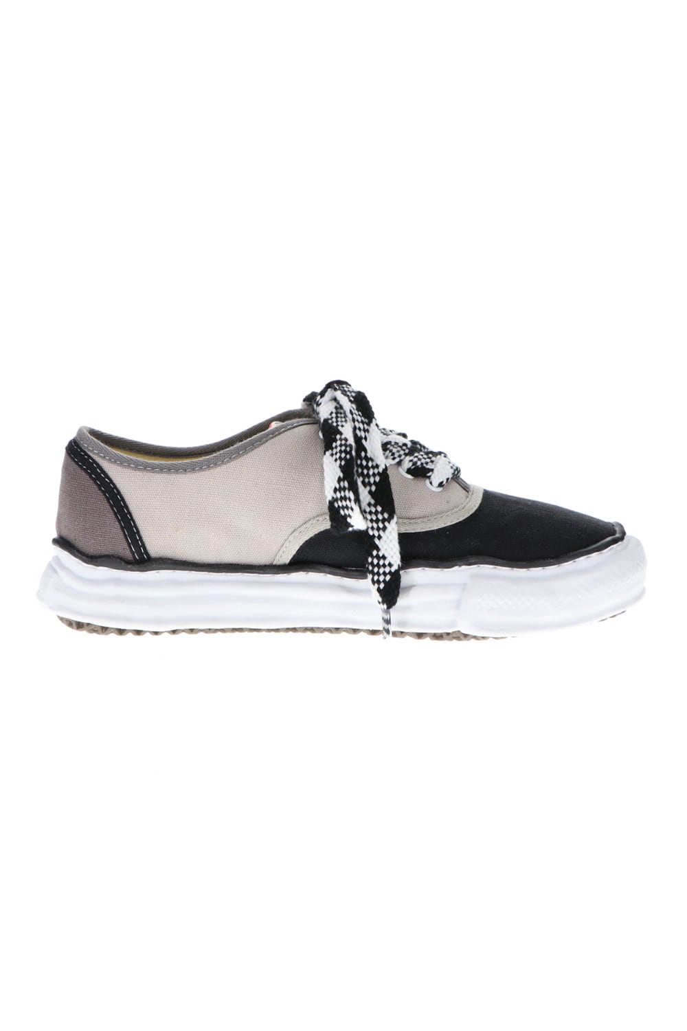 BAKER - Original sole multi color Low-cut sneakers Black / White