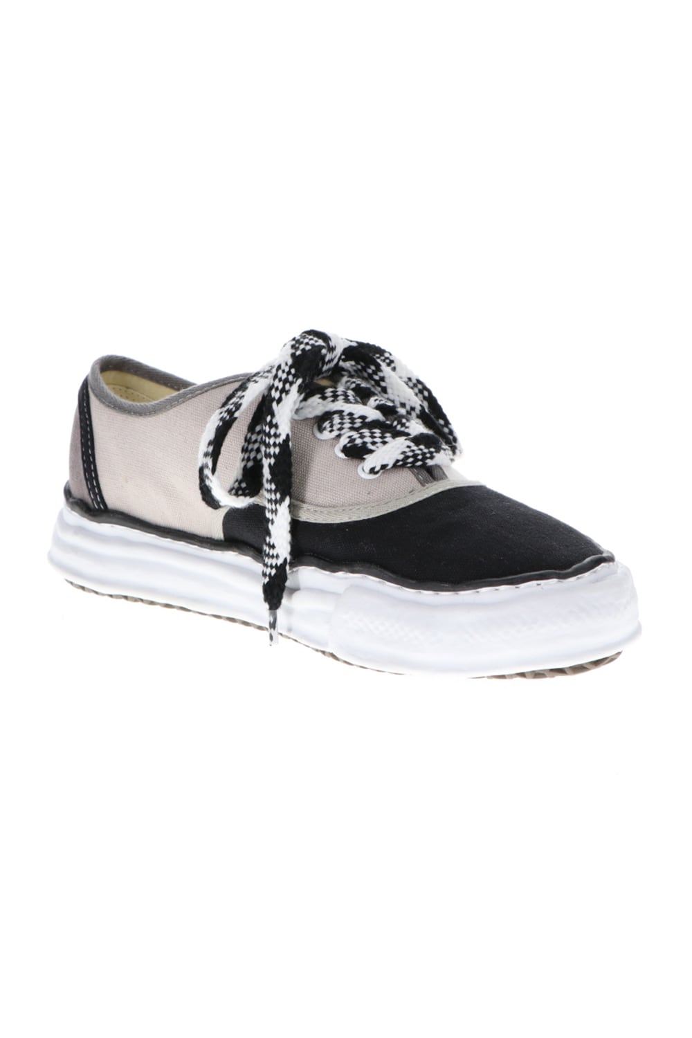 BAKER - Original sole multi color Low-cut sneakers Black / White