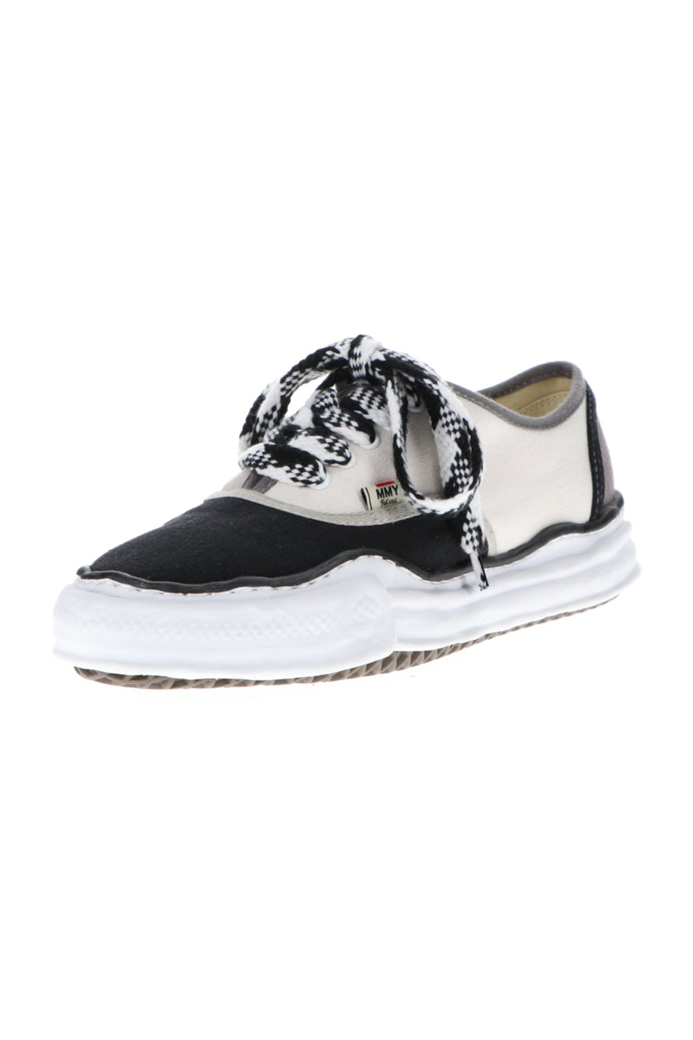 BAKER - Original sole multi color Low-cut sneakers Black / White