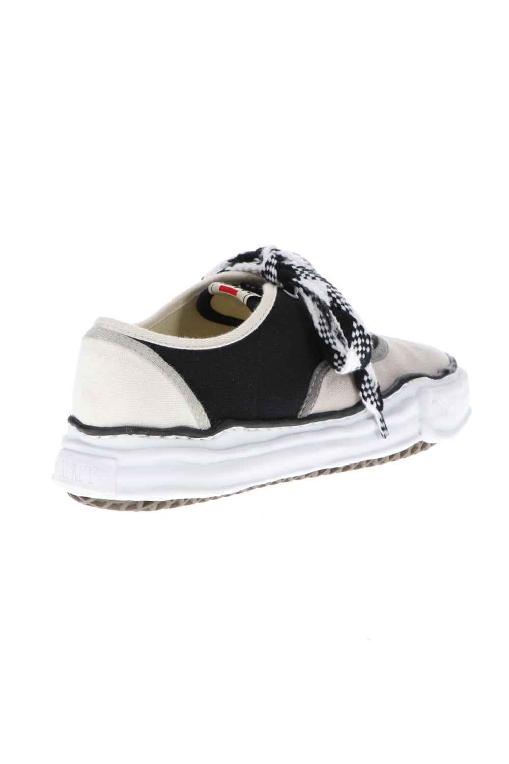 BAKER - Original sole multi color Low-cut sneakers Black / White