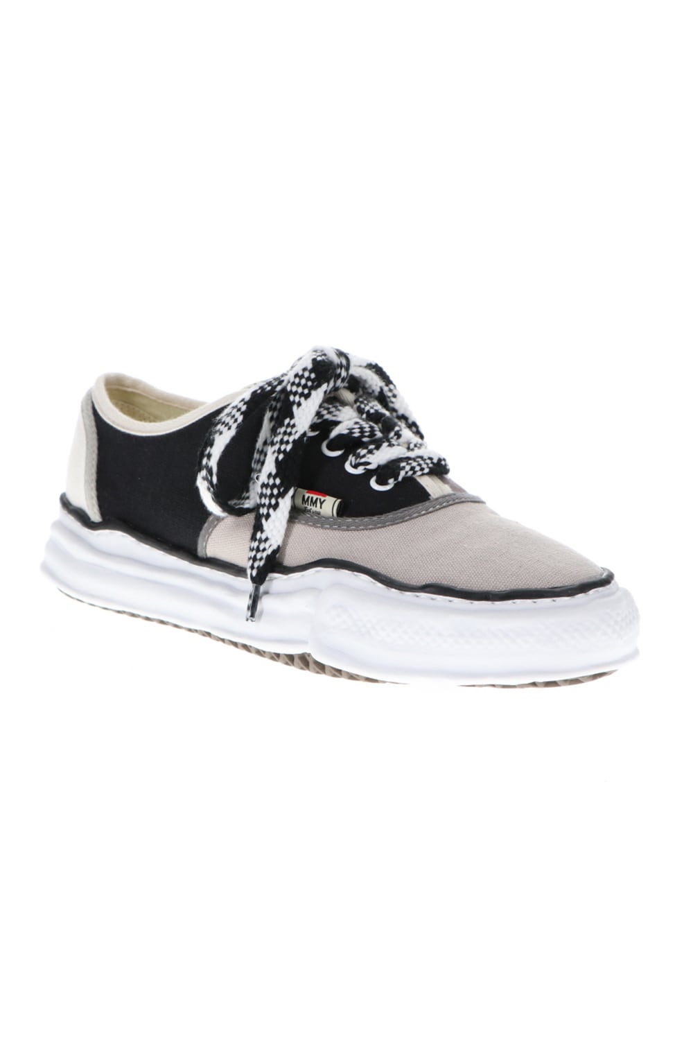 BAKER - Original sole multi color Low-cut sneakers Black / White