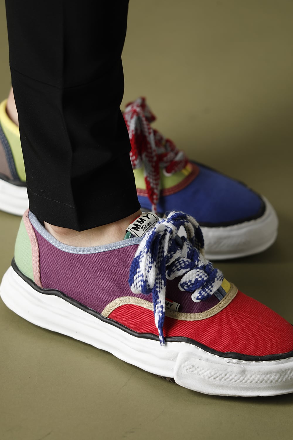 BAKER - Original sole multi color Low-cut sneakers Multi