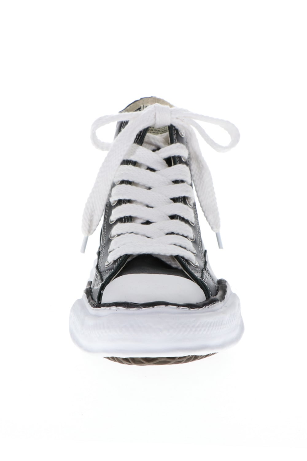 Original sole leather hi-top sneaker Black