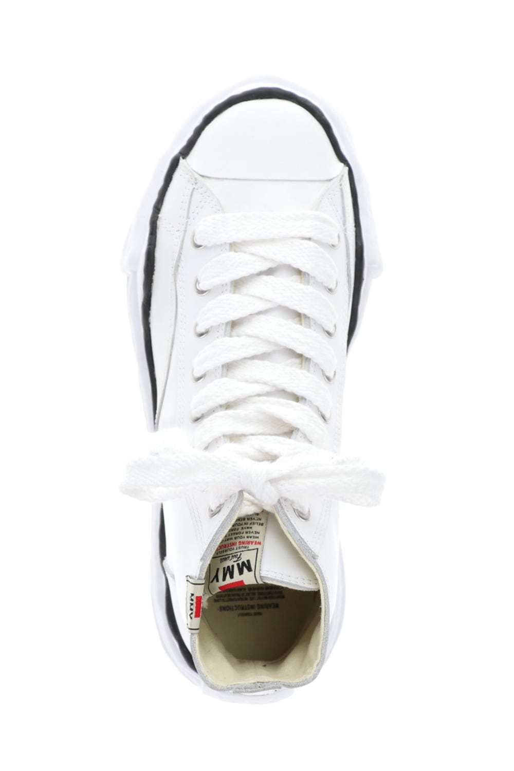 Original sole leather hi-top sneaker White