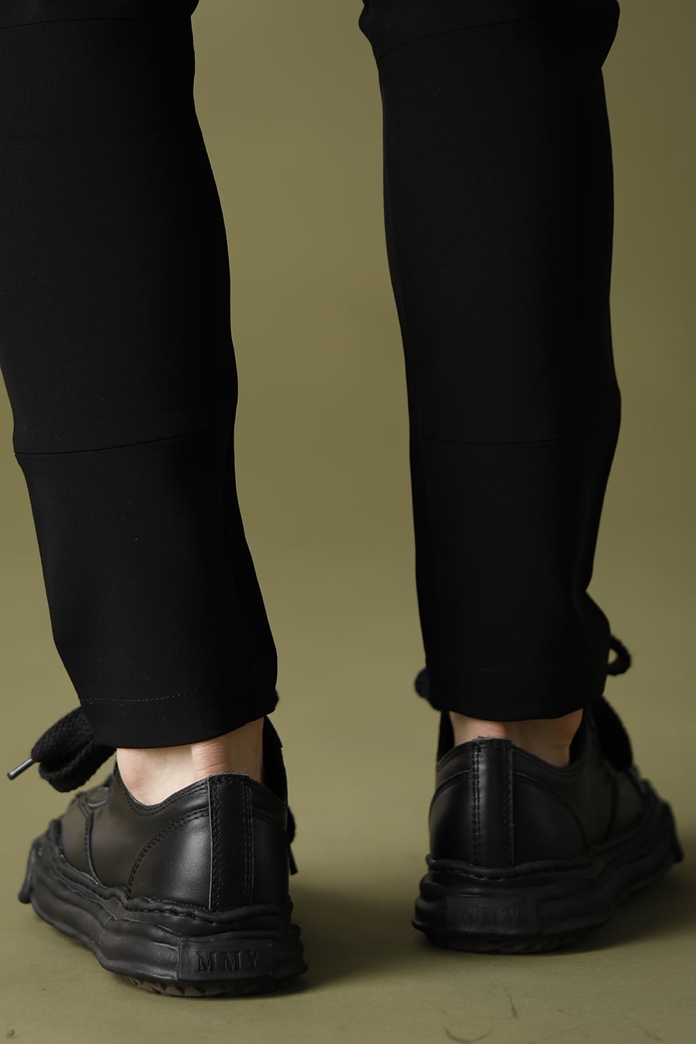 PETERSON Leather Low-Cut sneaker Black / Black