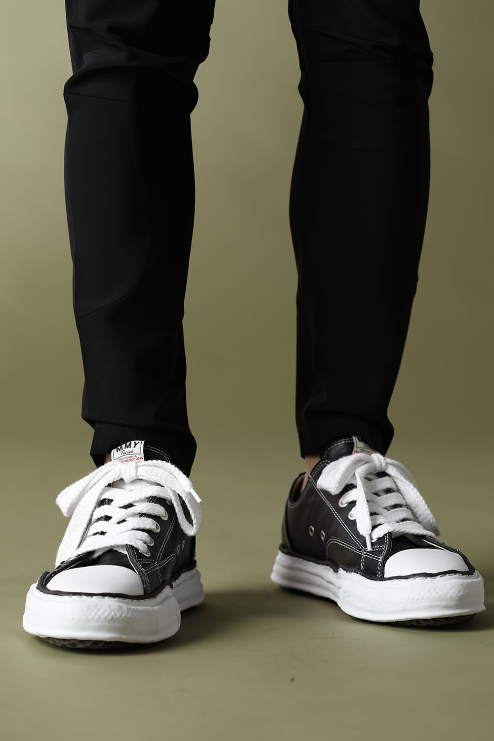 PETERSON Leather Low-Cut sneaker Black