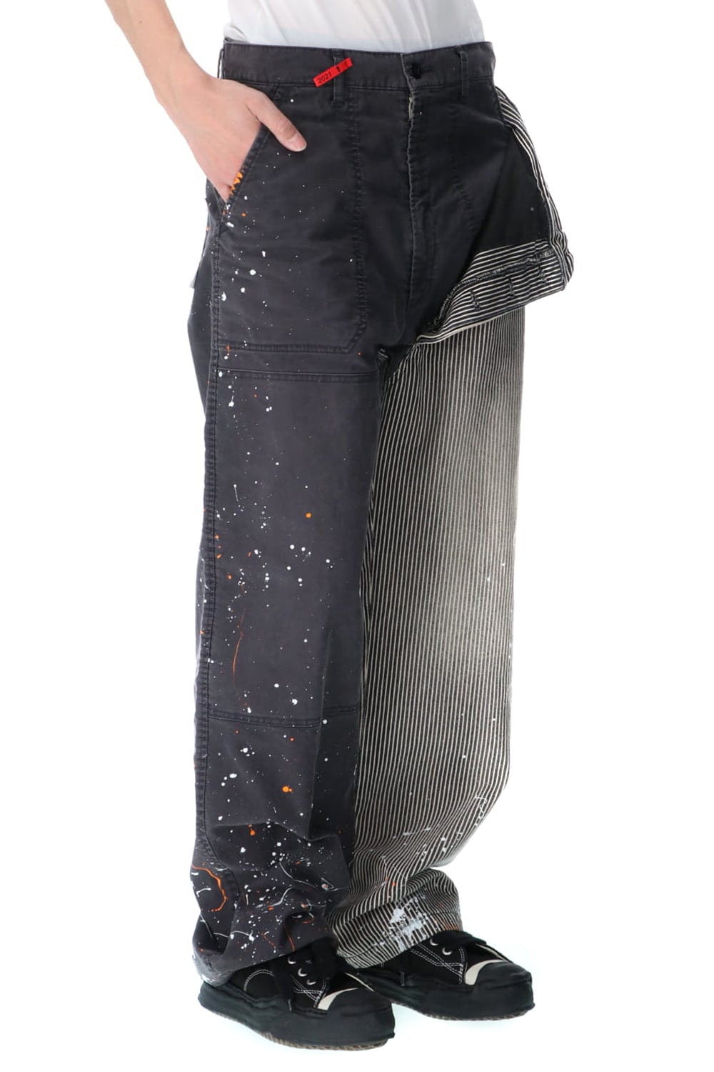 RL ドッキング ヒッコリーパンツ Black