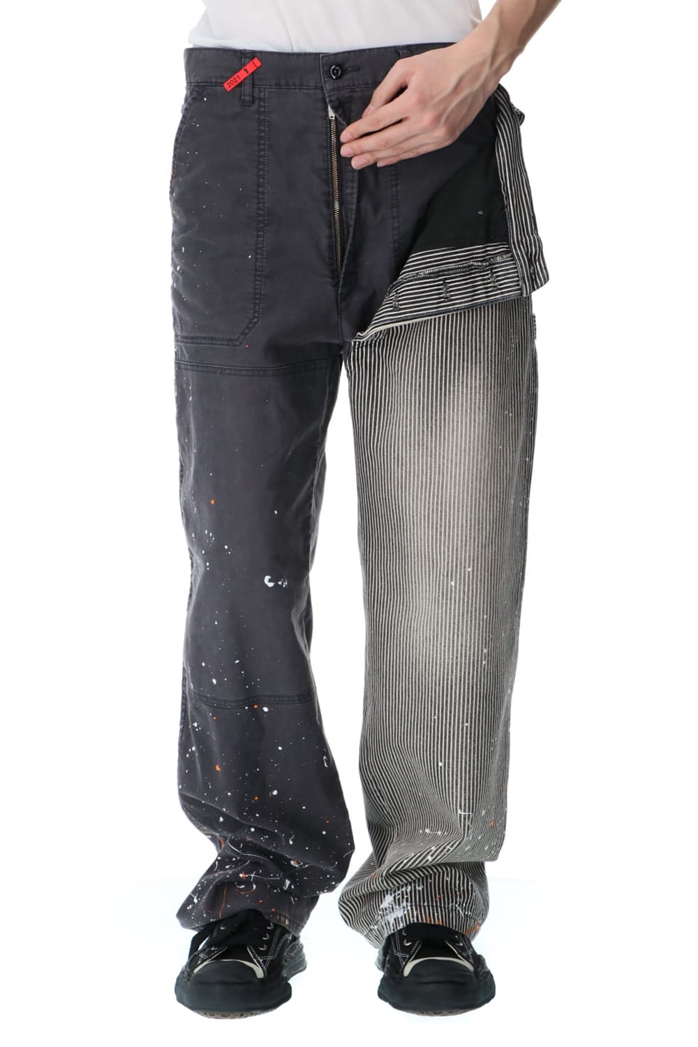 RL ドッキング ヒッコリーパンツ Black