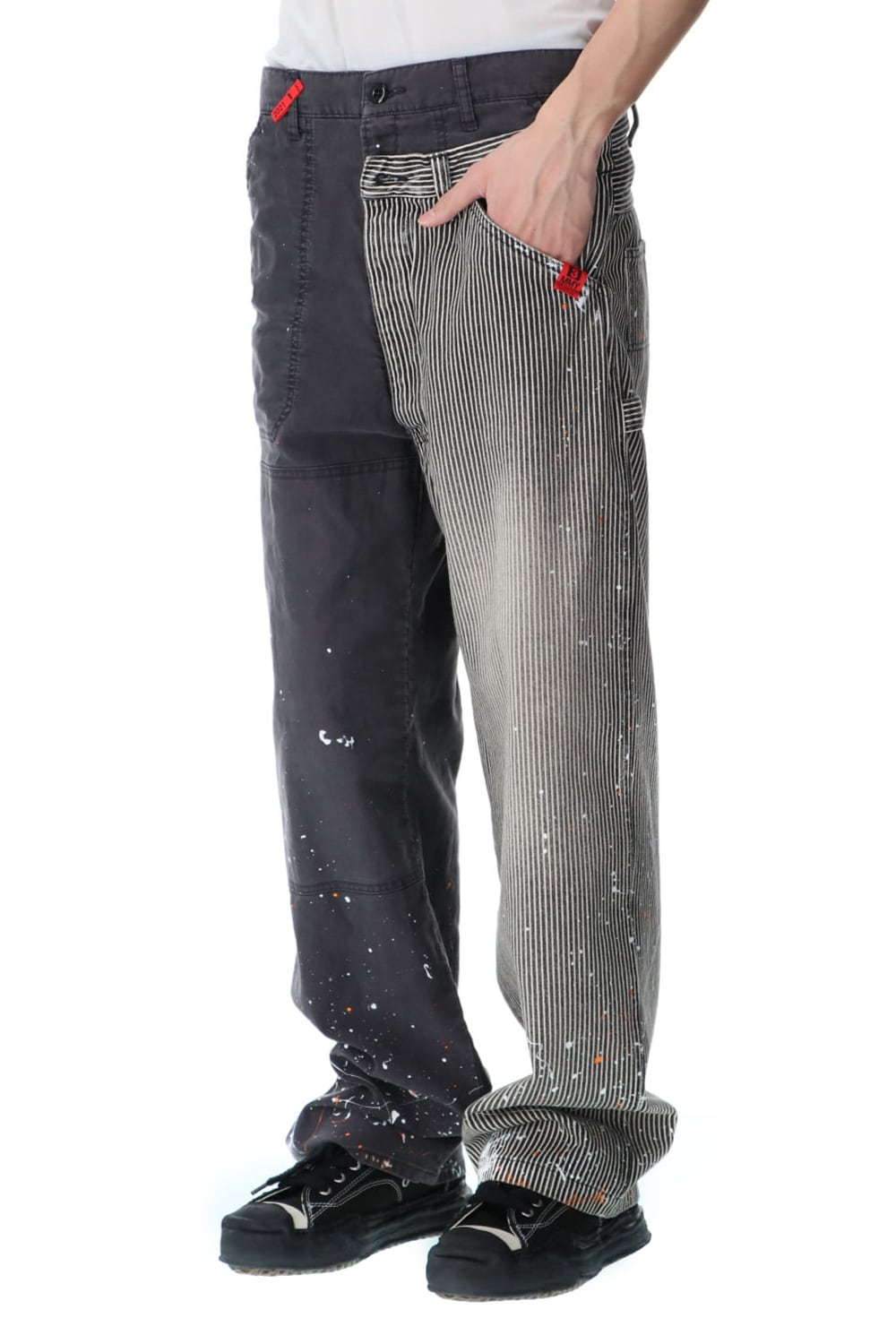 RL ドッキング ヒッコリーパンツ Black