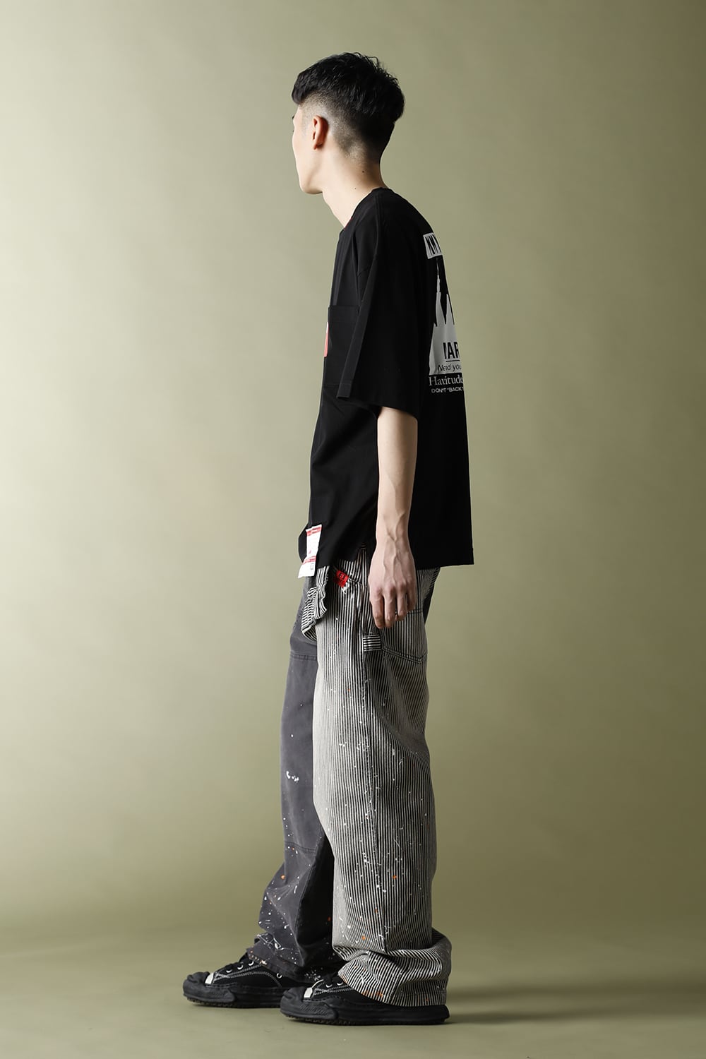 RL ドッキング ヒッコリーパンツ Black