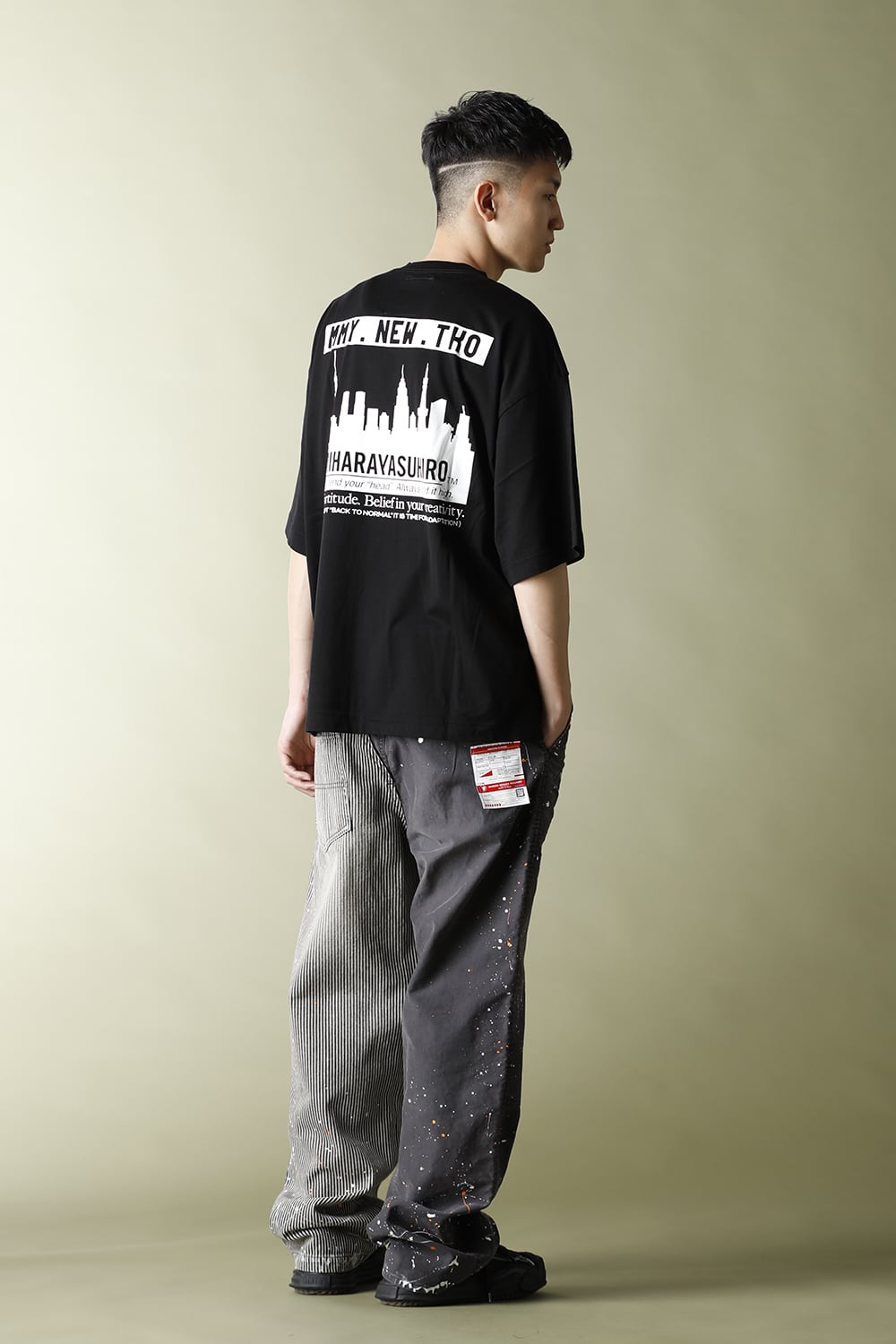 RL ドッキング ヒッコリーパンツ Black