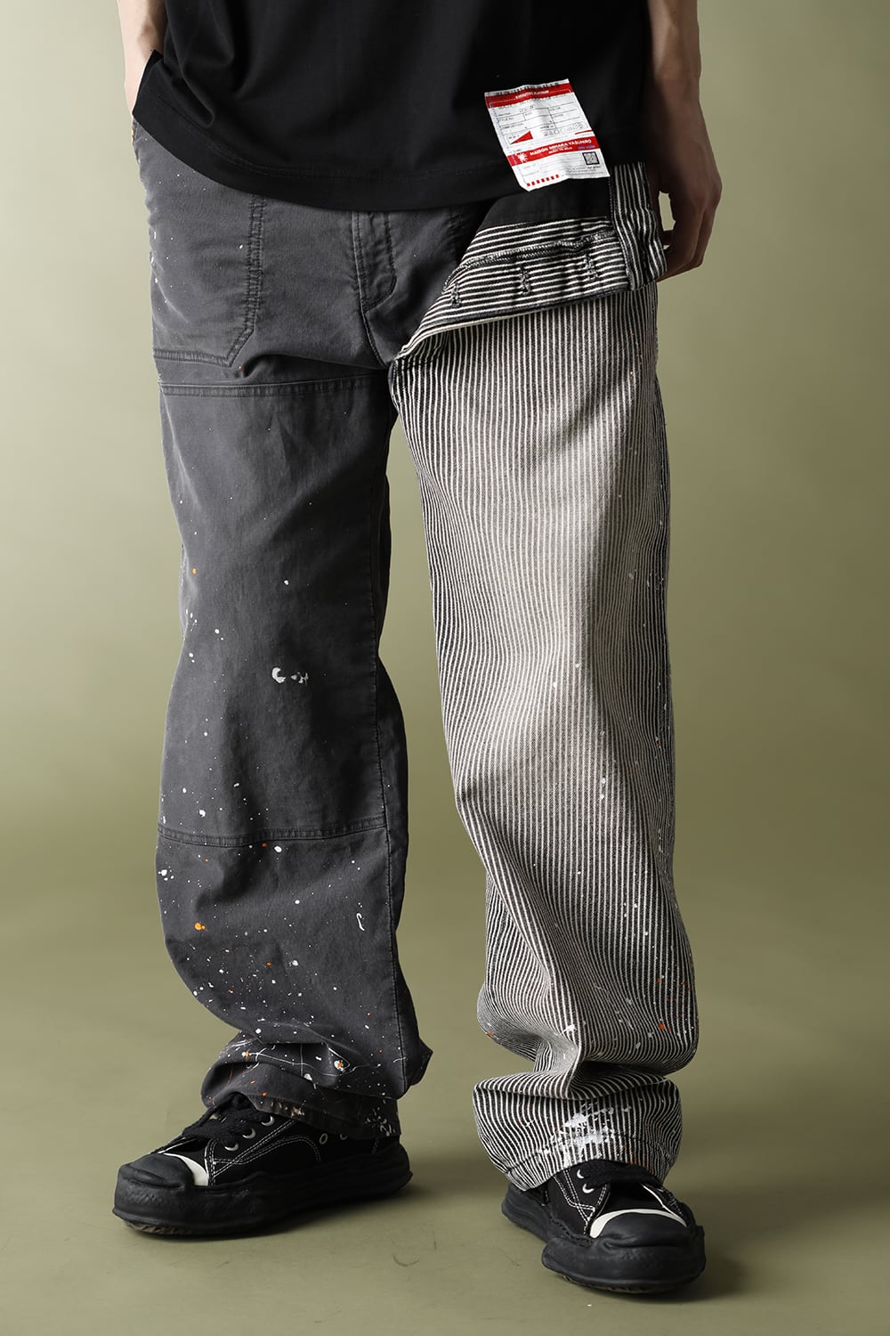 RL ドッキング ヒッコリーパンツ Black