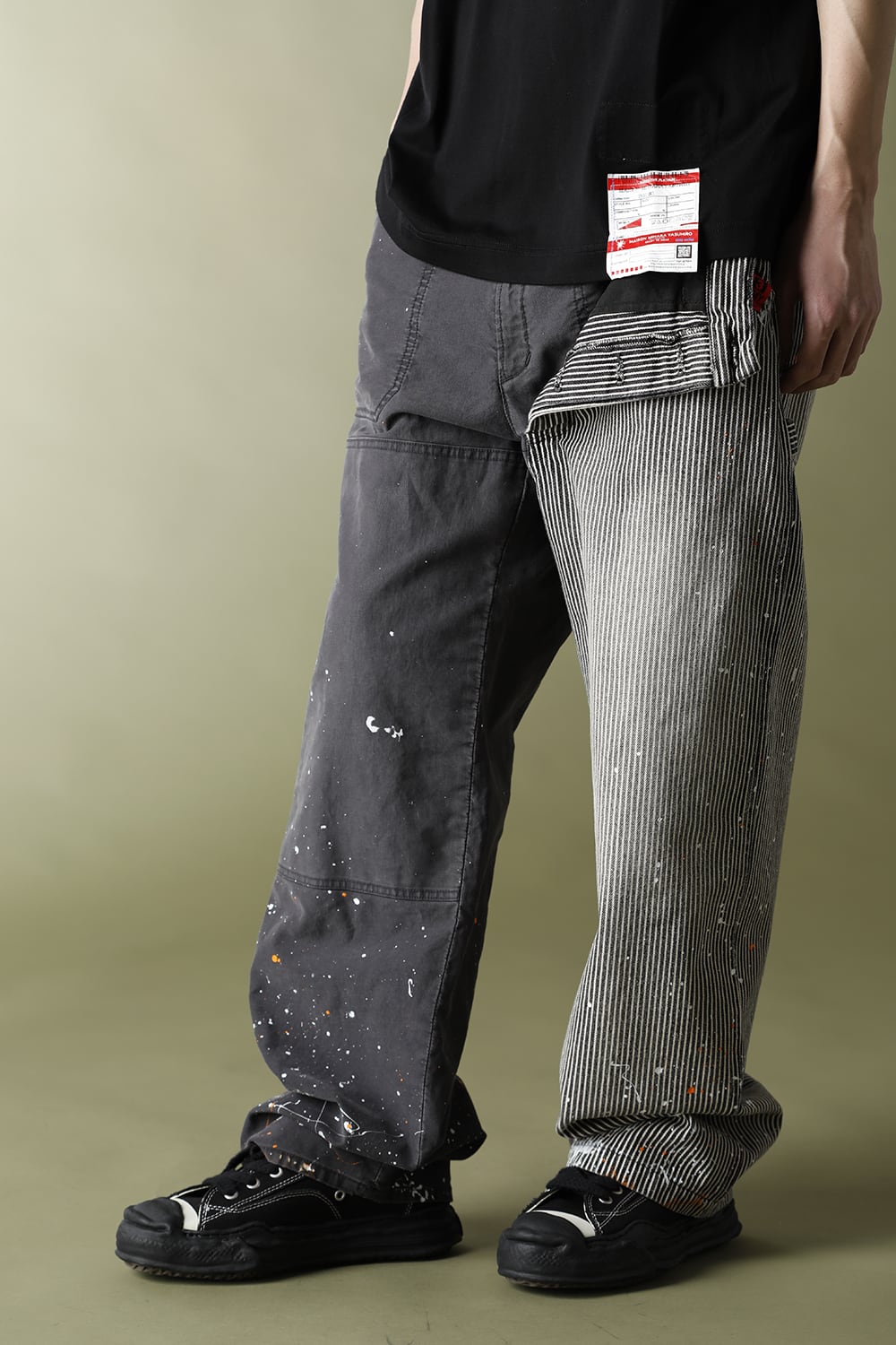 RL ドッキング ヒッコリーパンツ Black