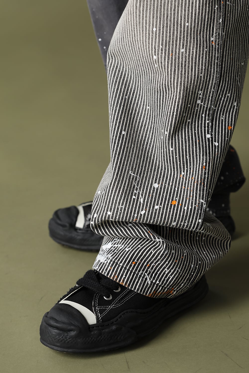 RL ドッキング ヒッコリーパンツ Black