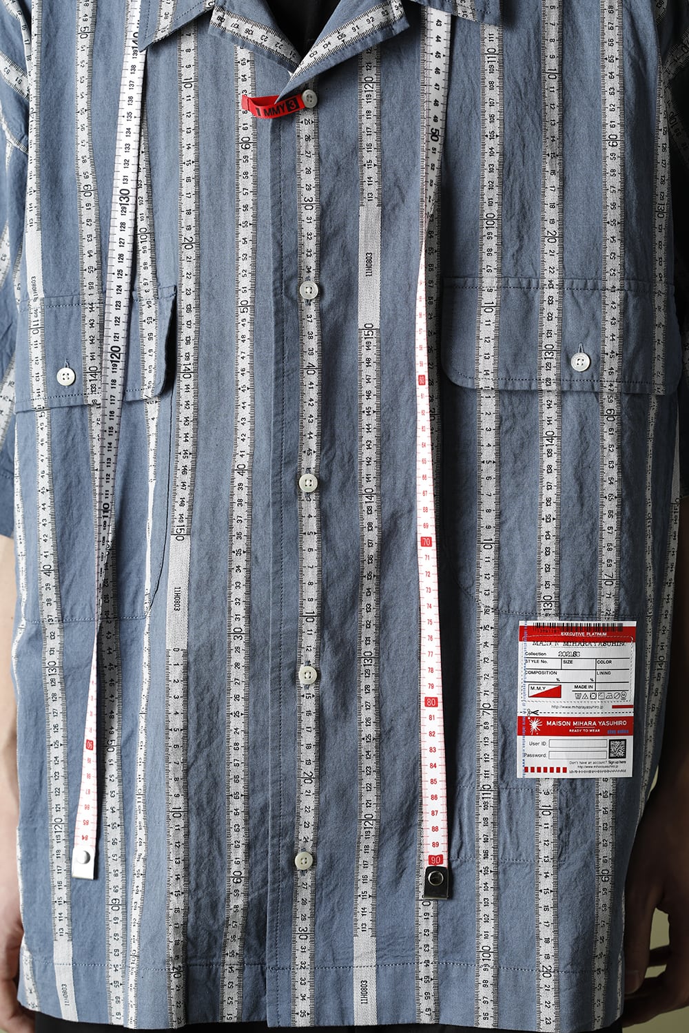 メジャー ジャカード H/S シャツ