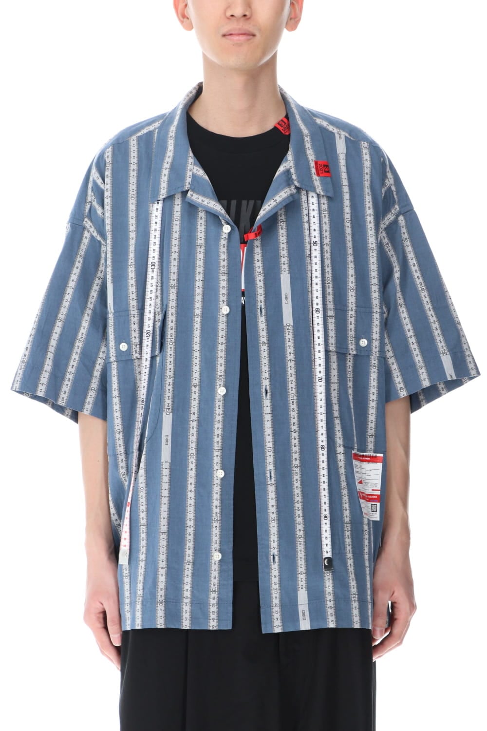 メジャー ジャカード H/S シャツ