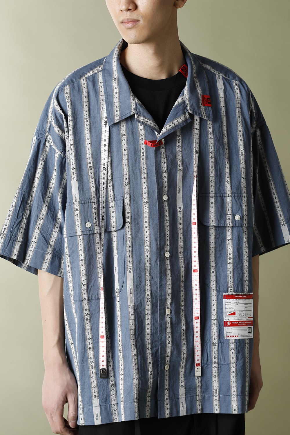 メジャー ジャカード H/S シャツ