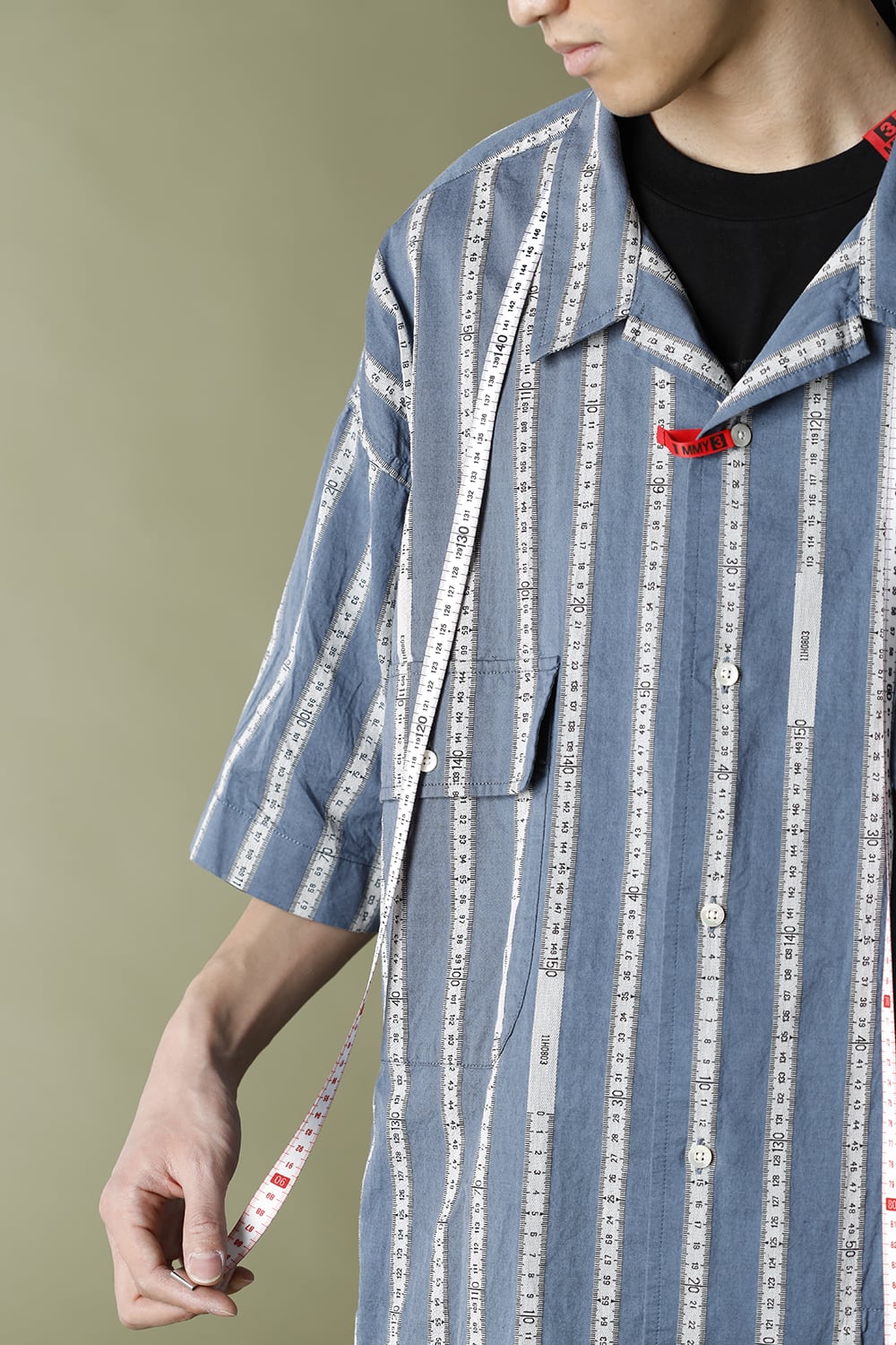 メジャー ジャカード H/S シャツ