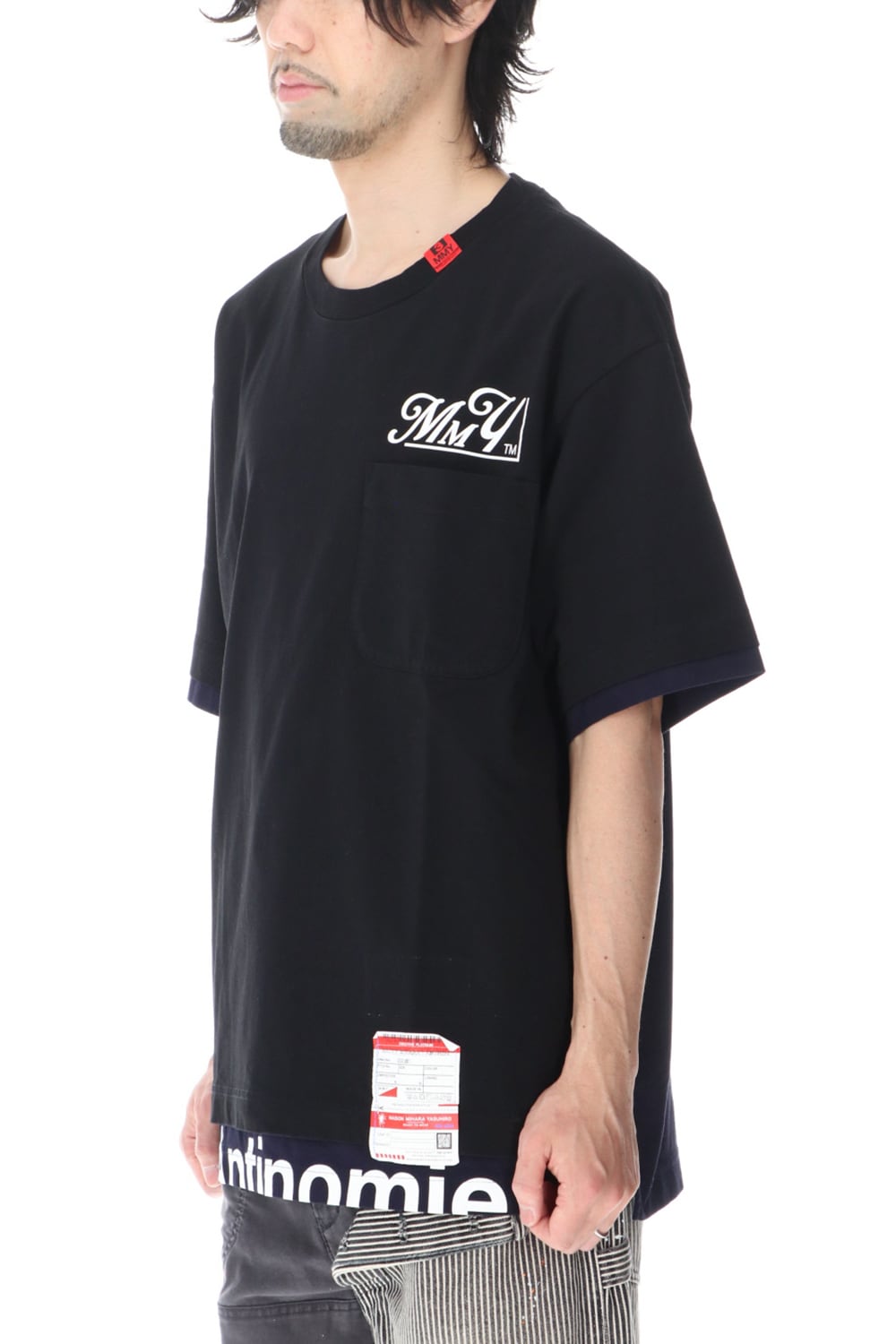 Layerd T-shirt Black