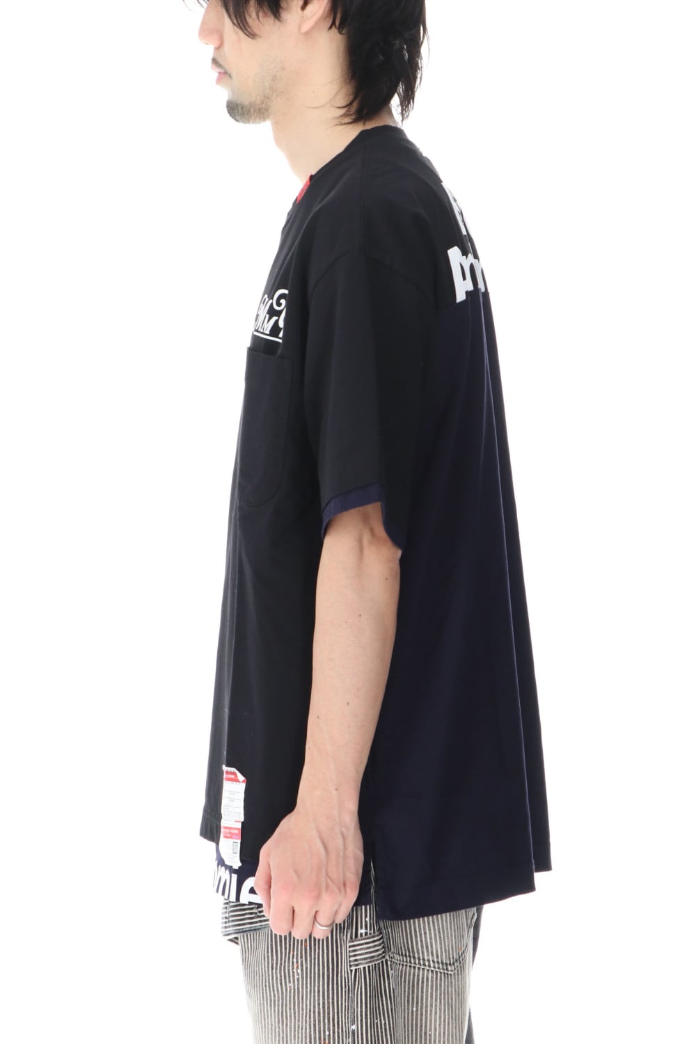 Layerd T-shirt Black