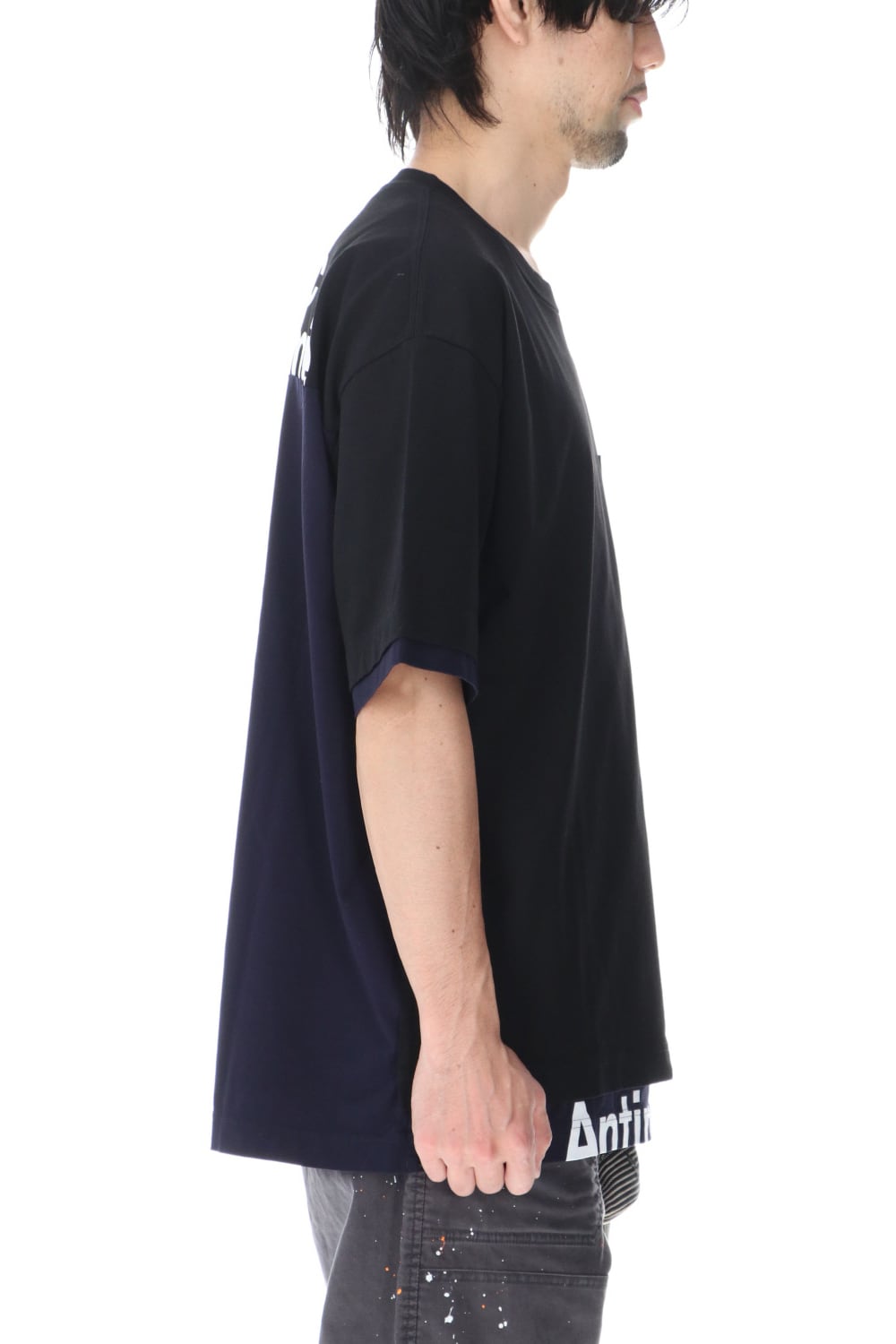 Layerd T-shirt Black