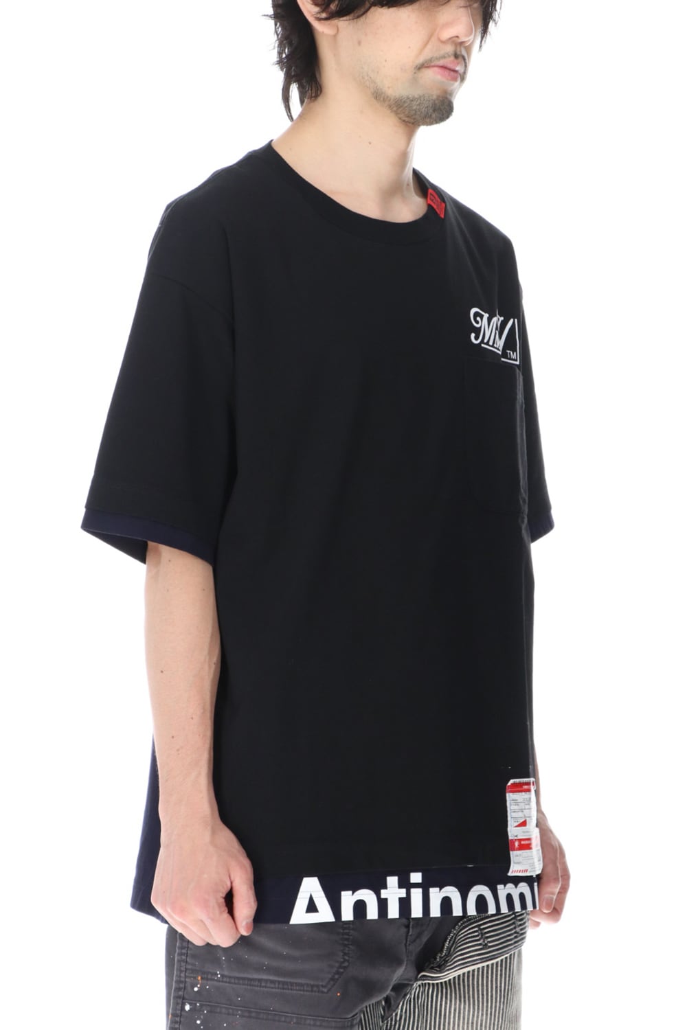 Layerd T-shirt Black