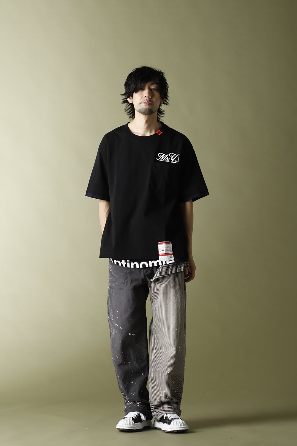 Layerd T-shirt Black