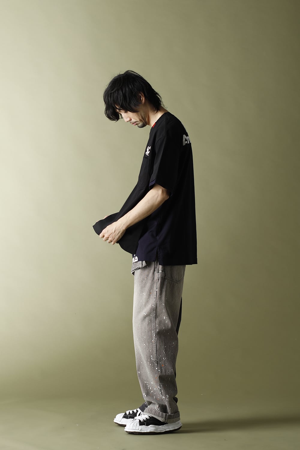 Layerd T-shirt Black