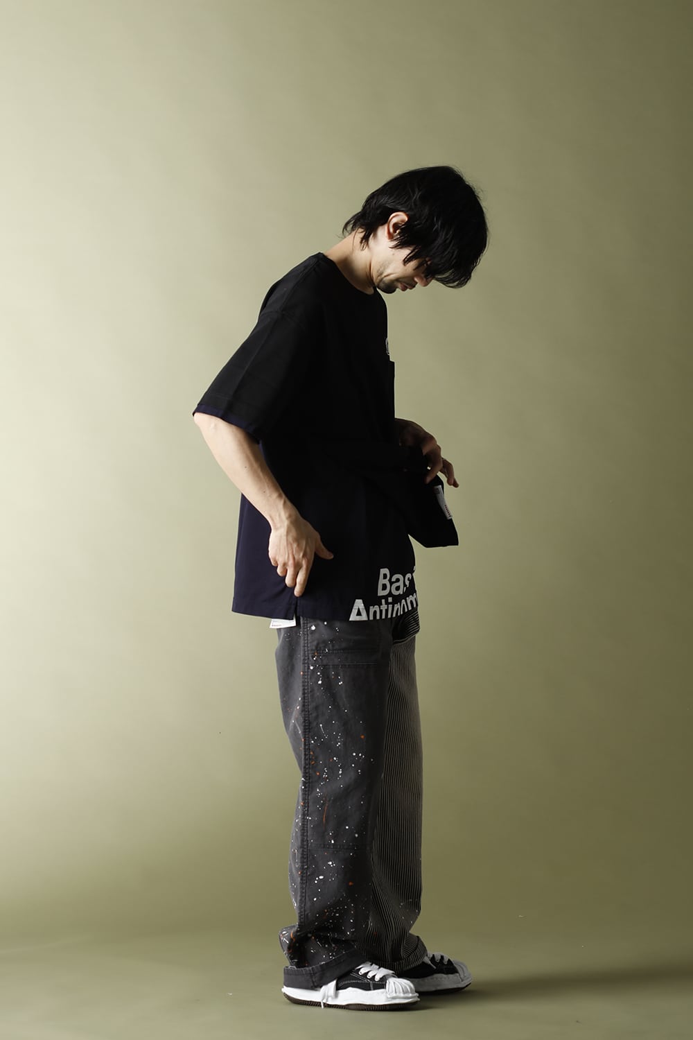 Layerd T-shirt Black