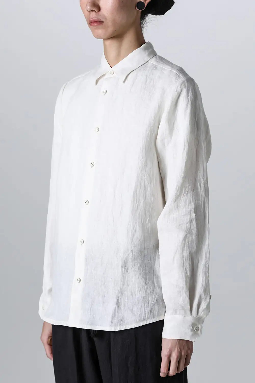 Yokeless Shirt Cadi linen