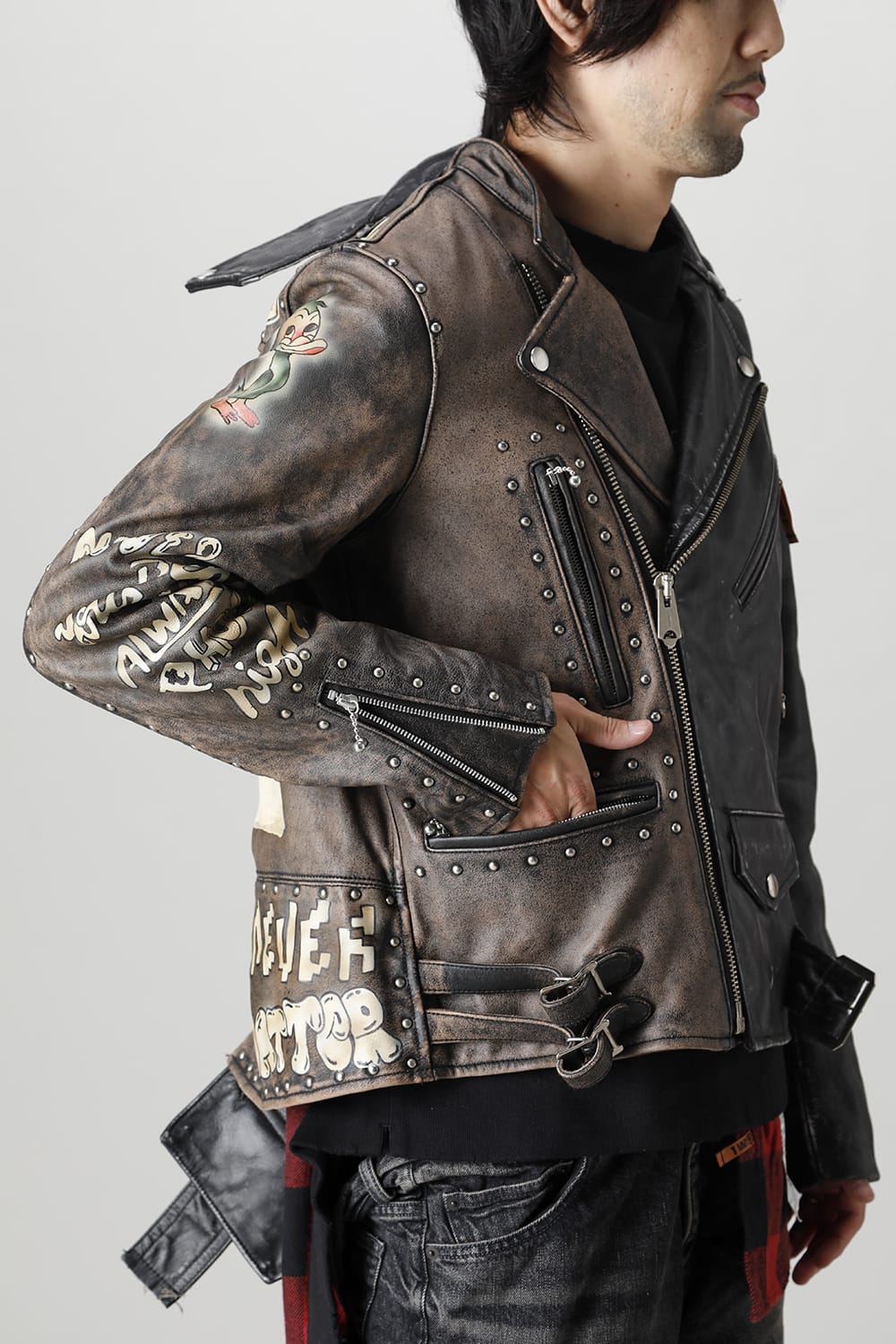 Painted Biker Jacket