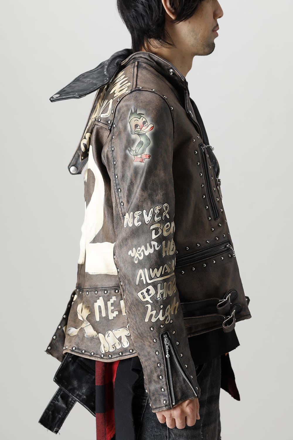 Painted Biker Jacket