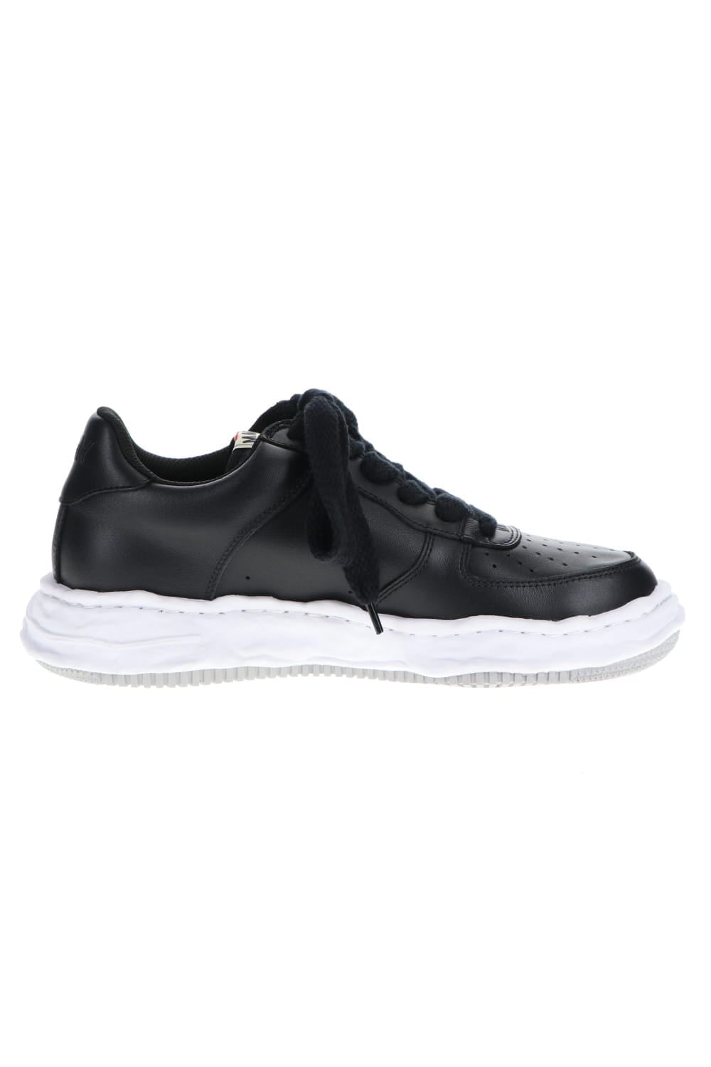 WAYNE low - original sole leather  Low-Top sneakers Black