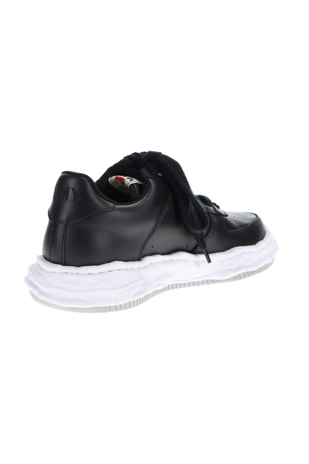 WAYNE low - original sole leather  Low-Top sneakers Black