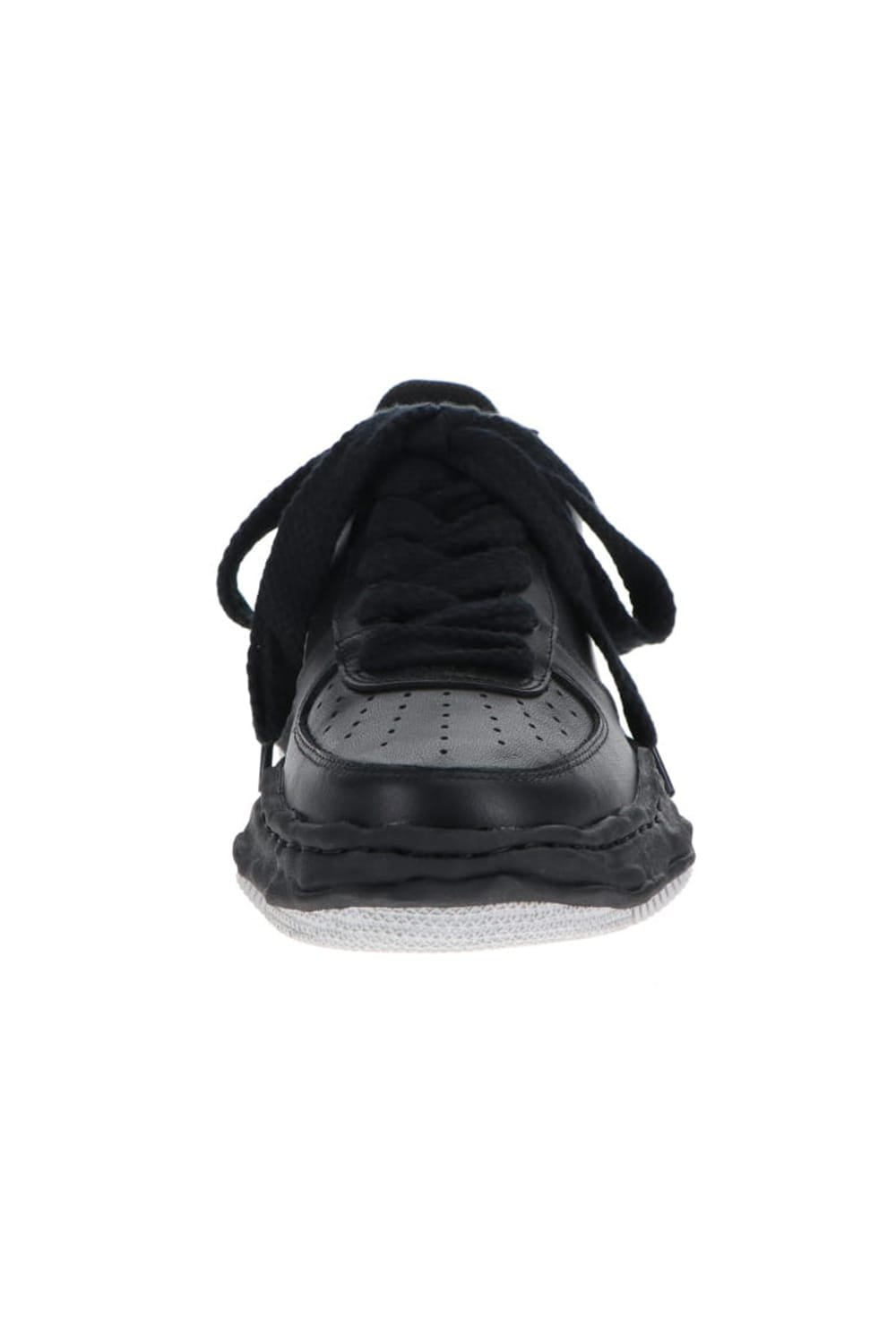 WAYNE original sole leather  Low-Cut sneakers Black/Black