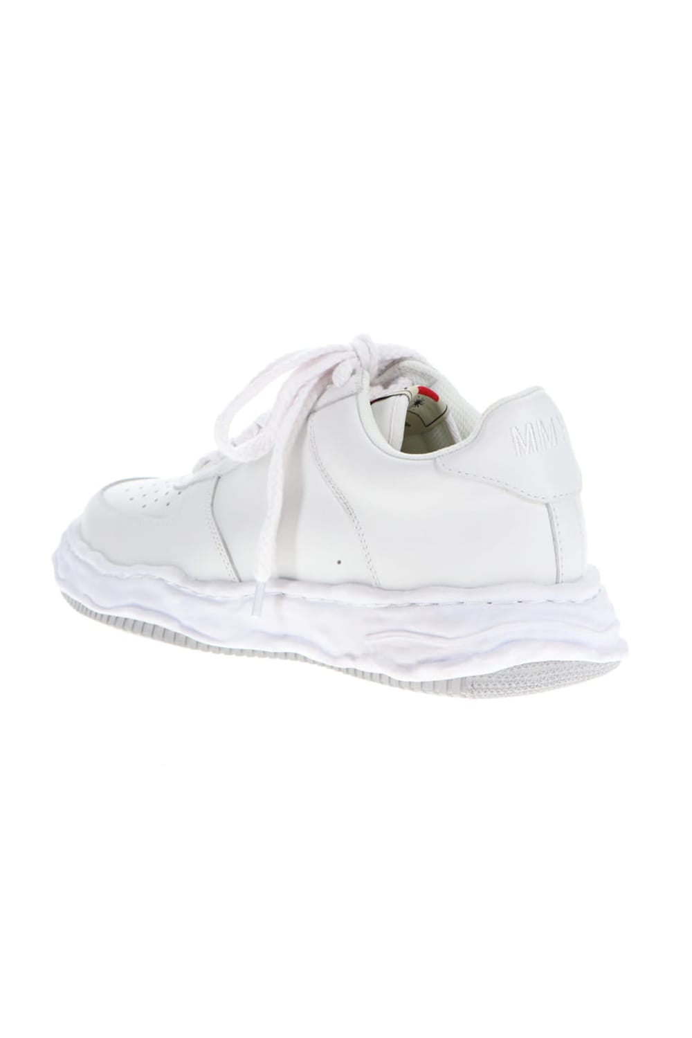 WAYNE Original Sole Leather  Low-Top sneakers White