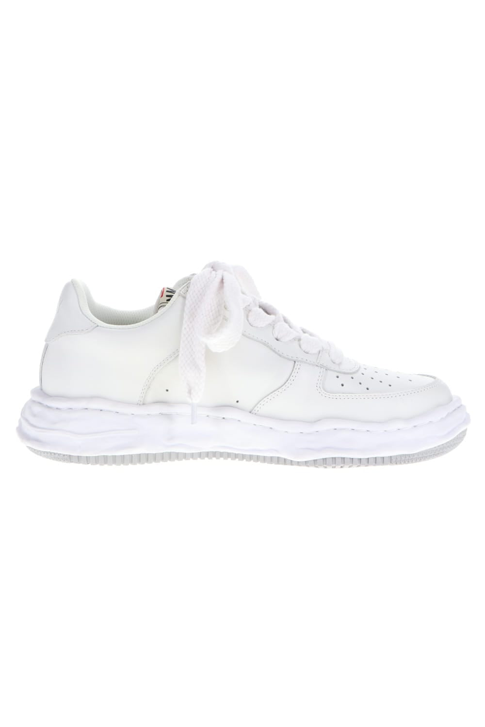 WAYNE Original Sole Leather  Low-Top sneakers White