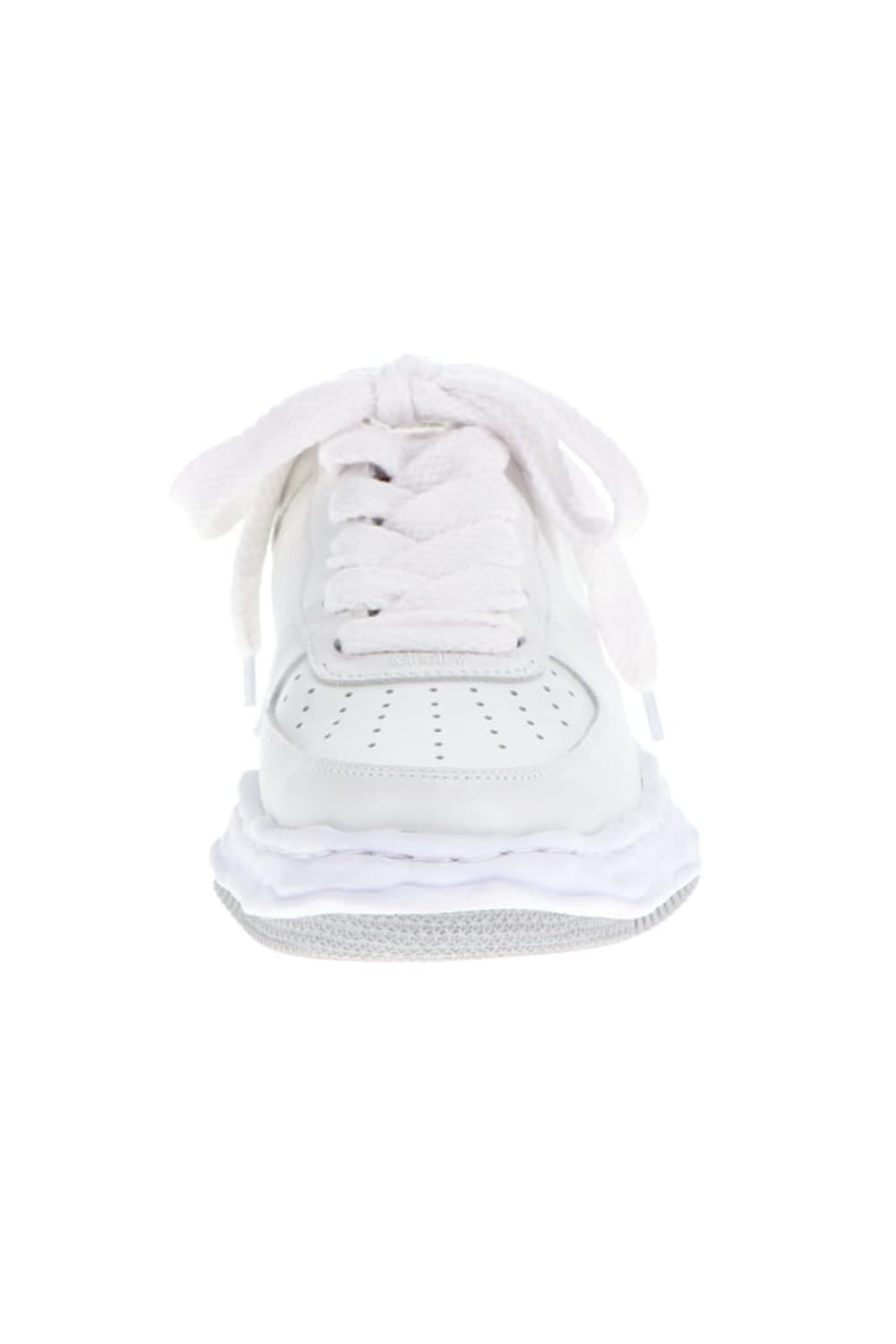 WAYNE Original Sole Leather  Low-Top sneakers White