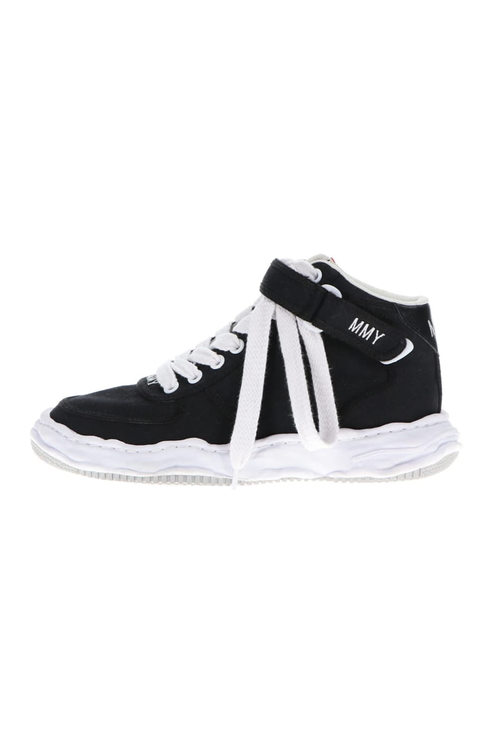 WAYNE high - original sole canvas High-Top sneakers Black