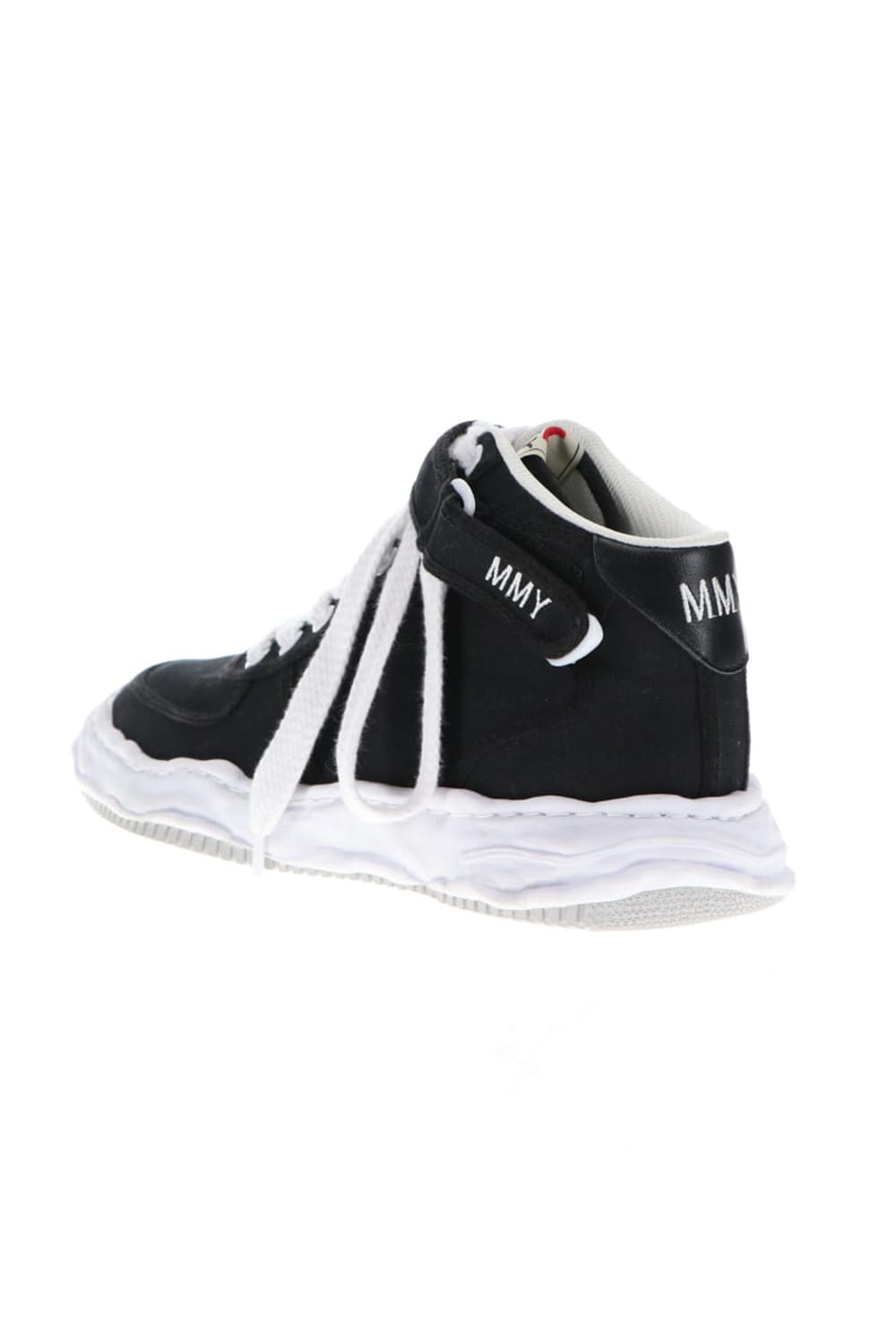 WAYNE high - original sole canvas High-Top sneakers Black