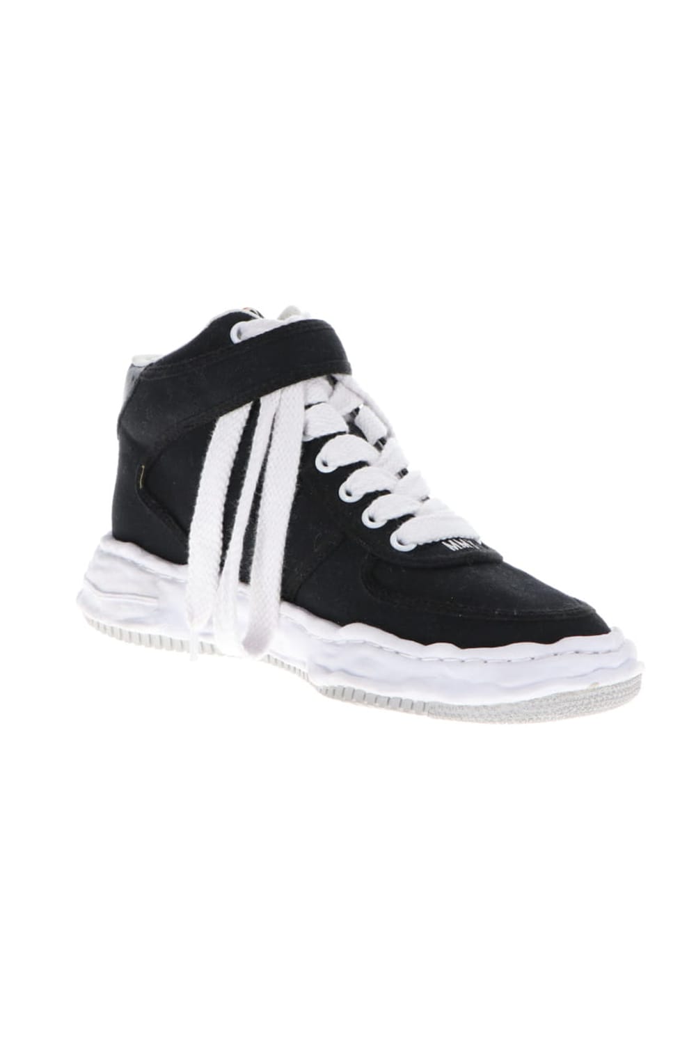 WAYNE high - original sole canvas High-Top sneakers Black