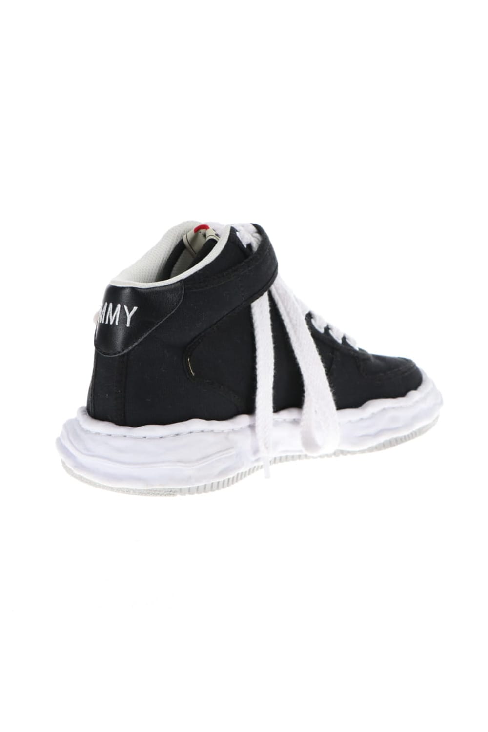 WAYNE high - original sole canvas High-Top sneakers Black