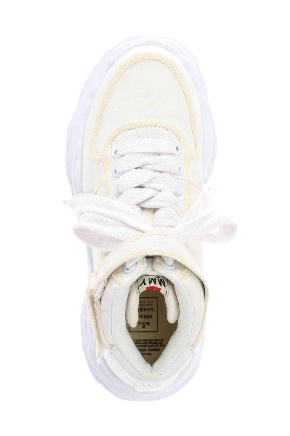 WAYNE high - original sole canvas High-Top sneakers White