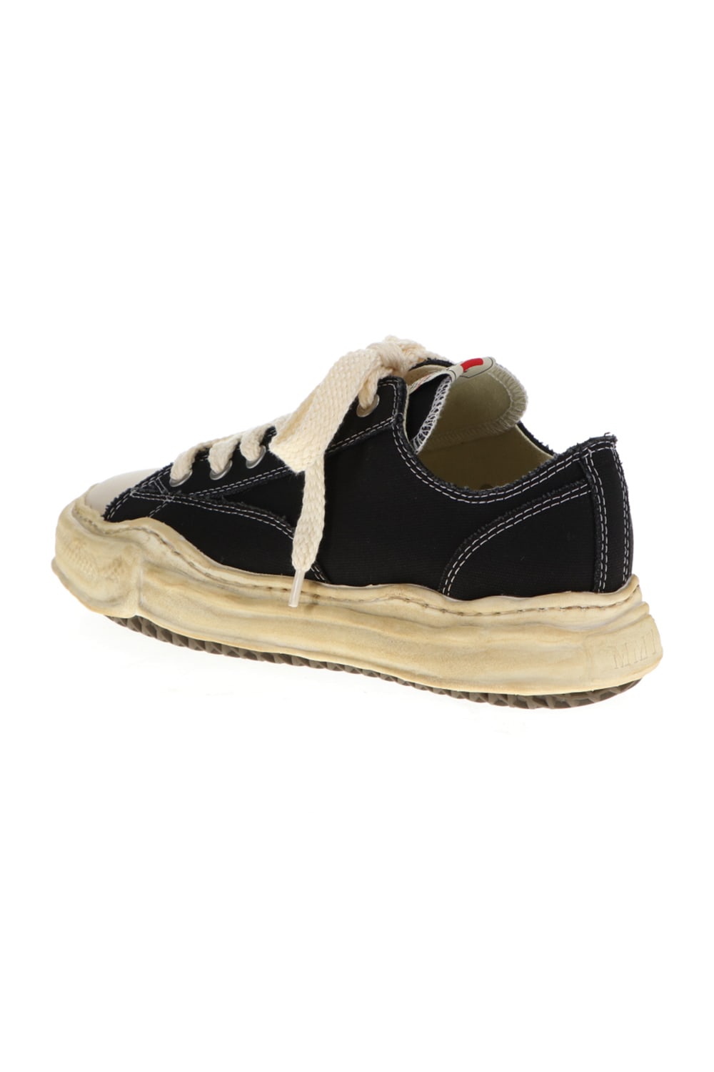 -PETERSON low- Over-dyed original sole canvas Low-Top sneakers Black