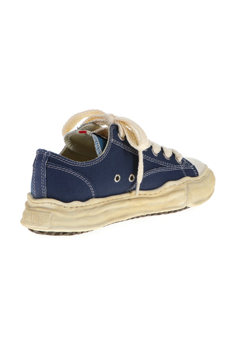 -PETERSON low- Over-dyed original sole canvas Low-Top sneakers Blue