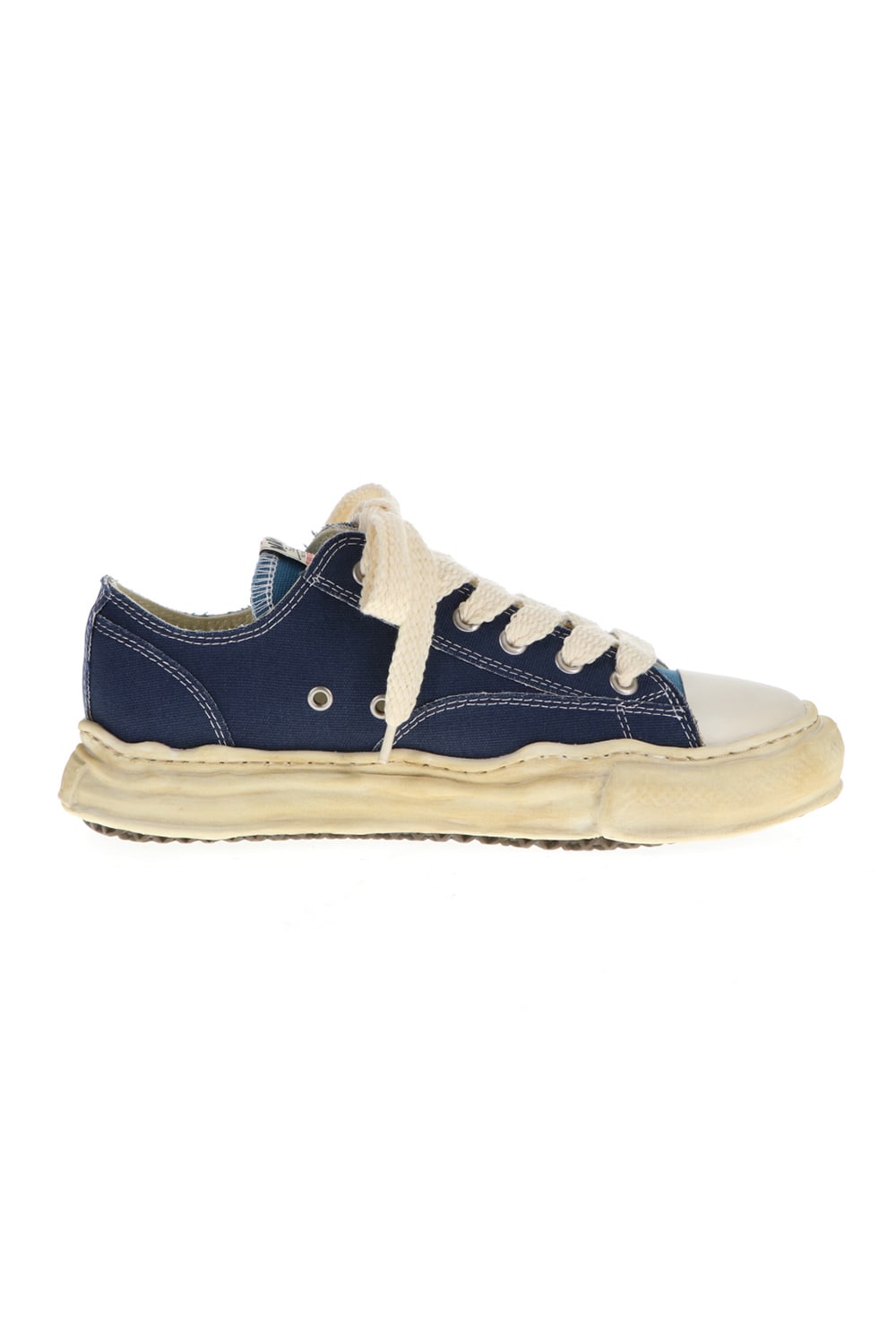 -PETERSON low- Over-dyed original sole canvas Low-Top sneakers Blue