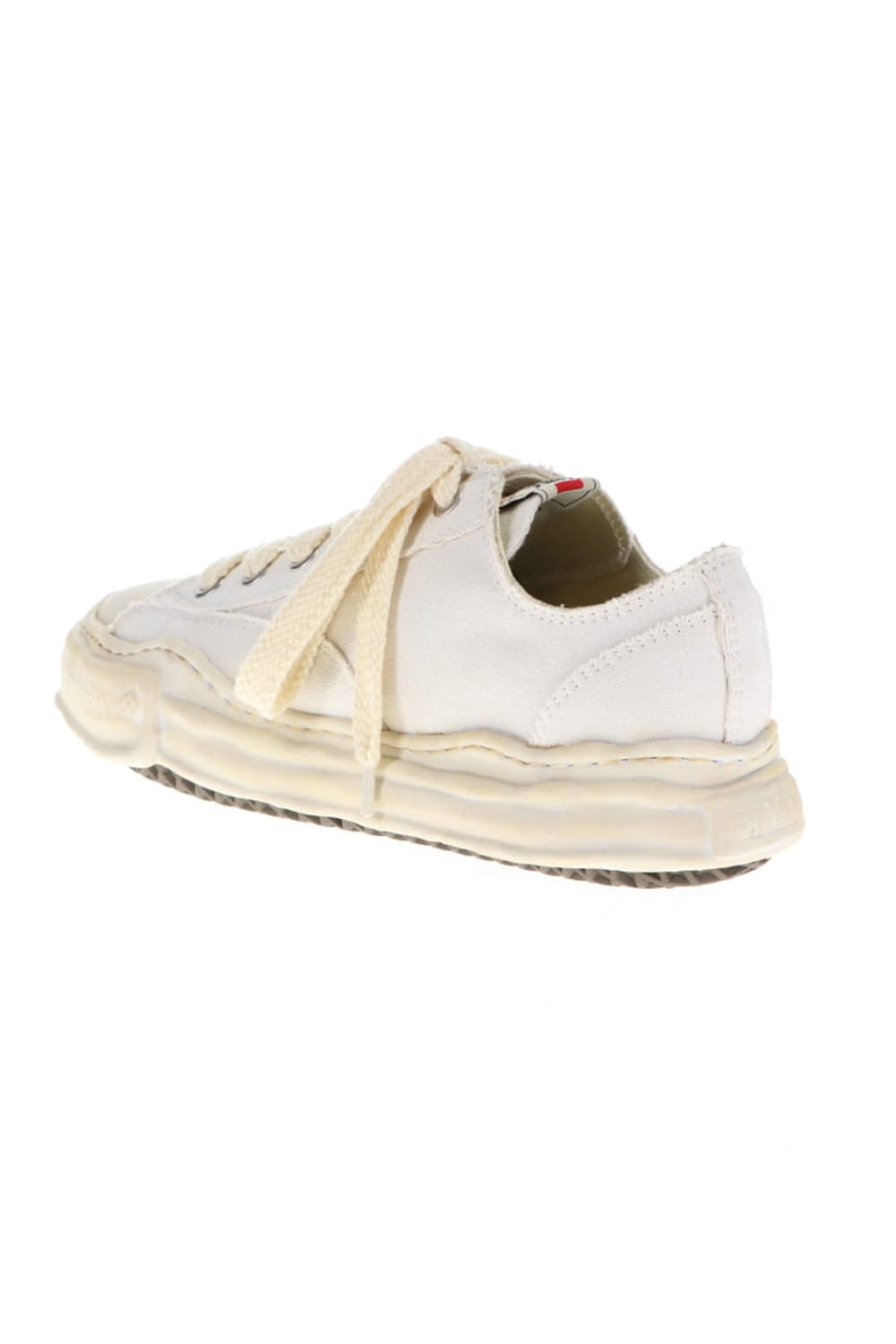 -PETERSON low- Over-dyed original sole canvas Low-Top sneakers White